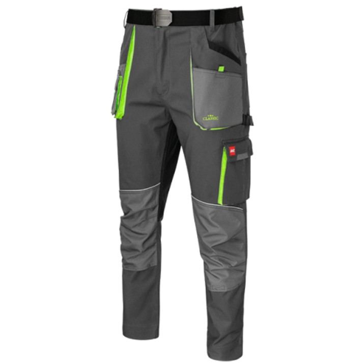 Pantaloni de lucru Art.MaSter Classic Stretch Slim Grey/Black 48 (classic-stretch-slim-pants)