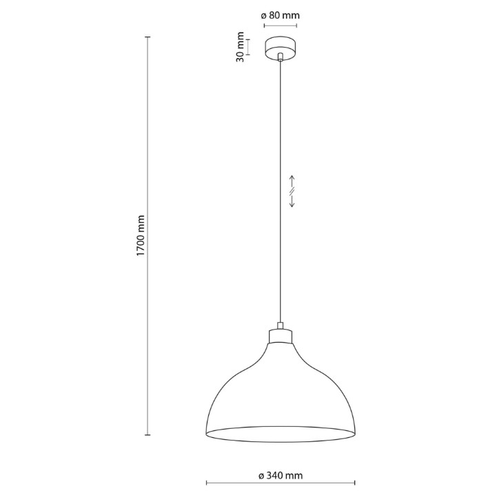 Lustră Tk-Lighting Cap 6926 Brown