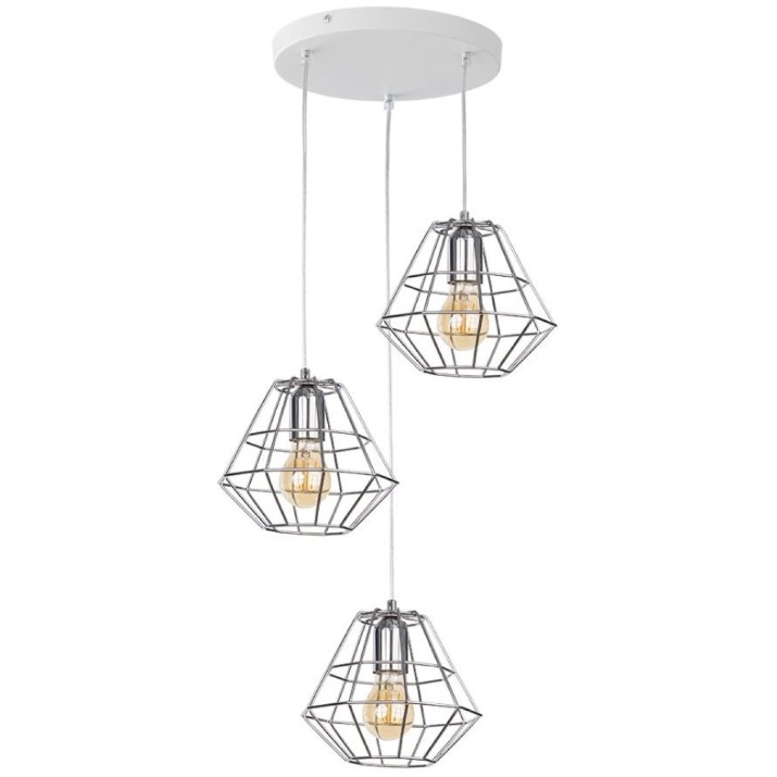 Lustră Tk-Lighting Diamond 4277 Silver