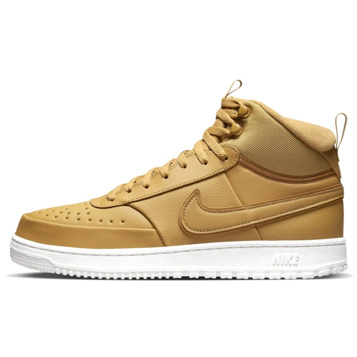 Bocanci pentru bărbați Nike Court Vision Mid Wntr Elemental Gold/Sail/Desert Ochre, s.41