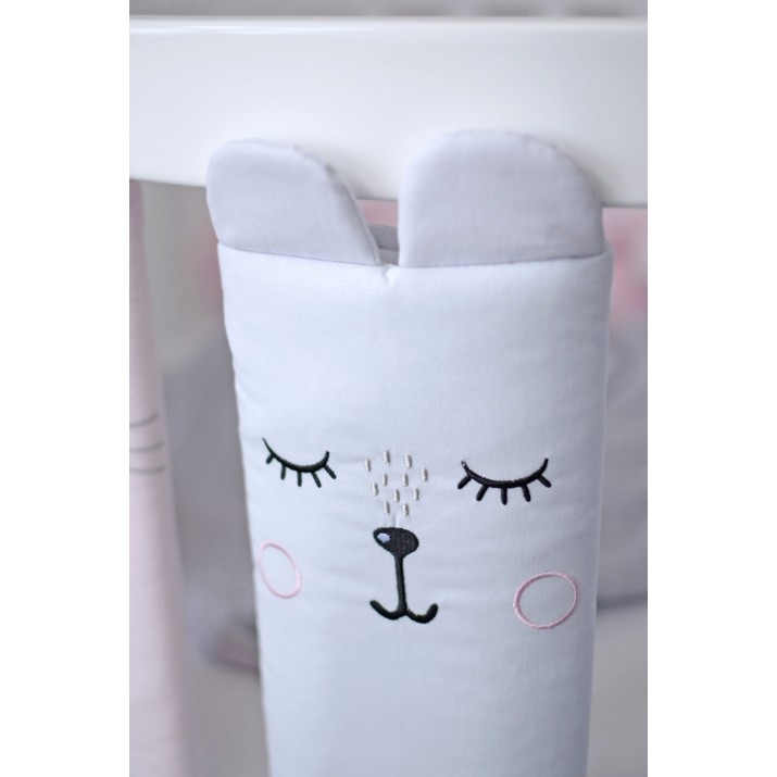 Protectie laterala pentru patut Veres Summer Kitty Pink (154.05.13)