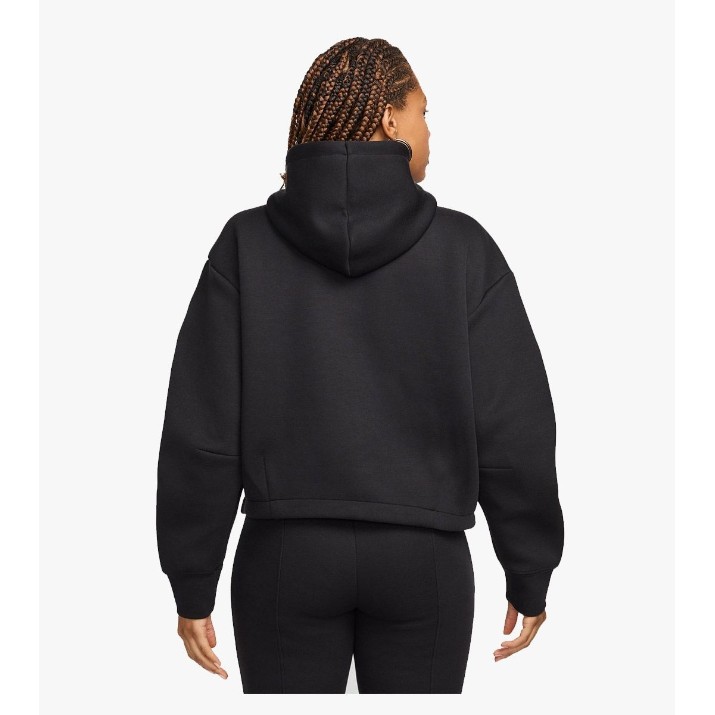 Женская толстовка Nike W Nsw Tch Flc Os Hdy Black, s.M