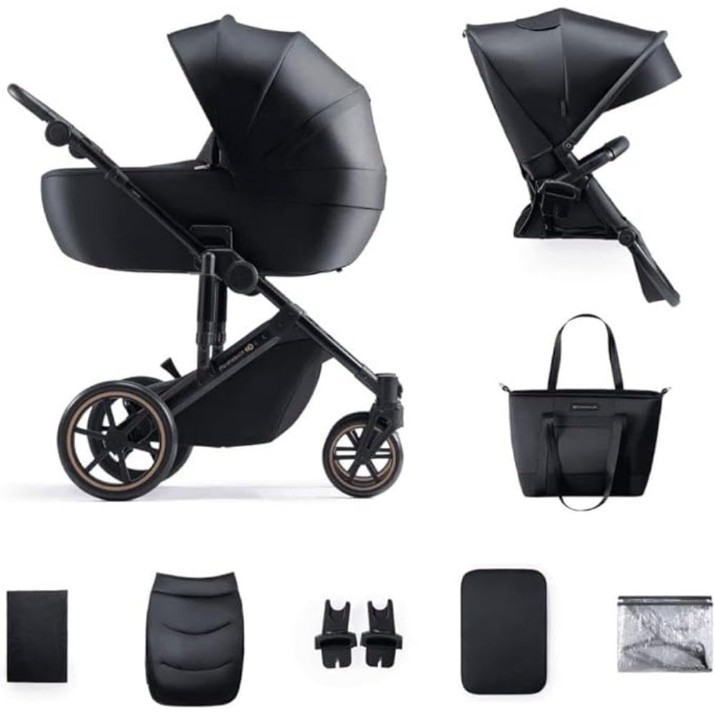 Коляска Kinderkraft Prime2 2in1 Venezian Black (KSPRIM02BLK2000)