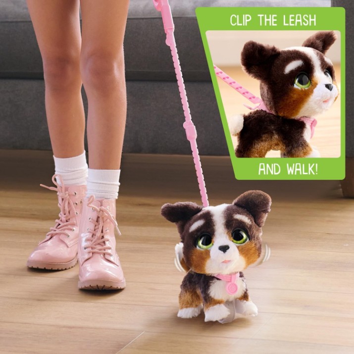 Jucărie de pluș FurReal Walk-A-Lots Bernedoodle (28056)