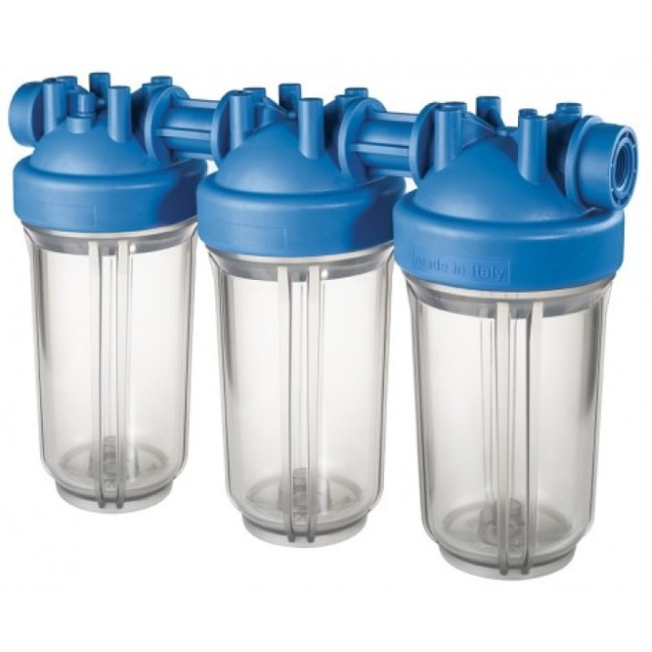 Корпус фильтра Atlas Filtri DP 10 BB trio Big Transparent 1