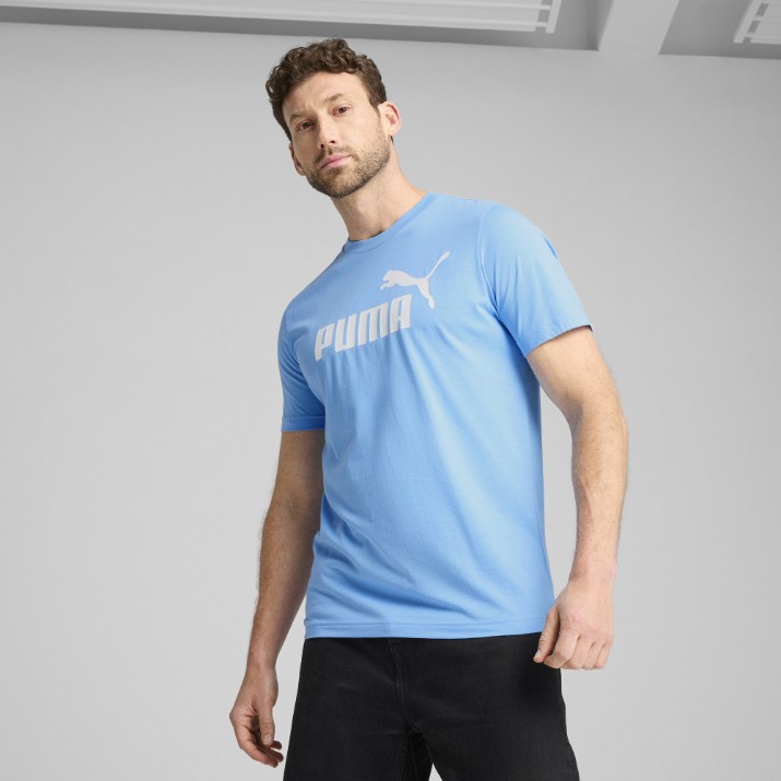 Tricou bărbătesc Puma Ess No. 1 Logo Tee (S) Team Light Blue, s.M