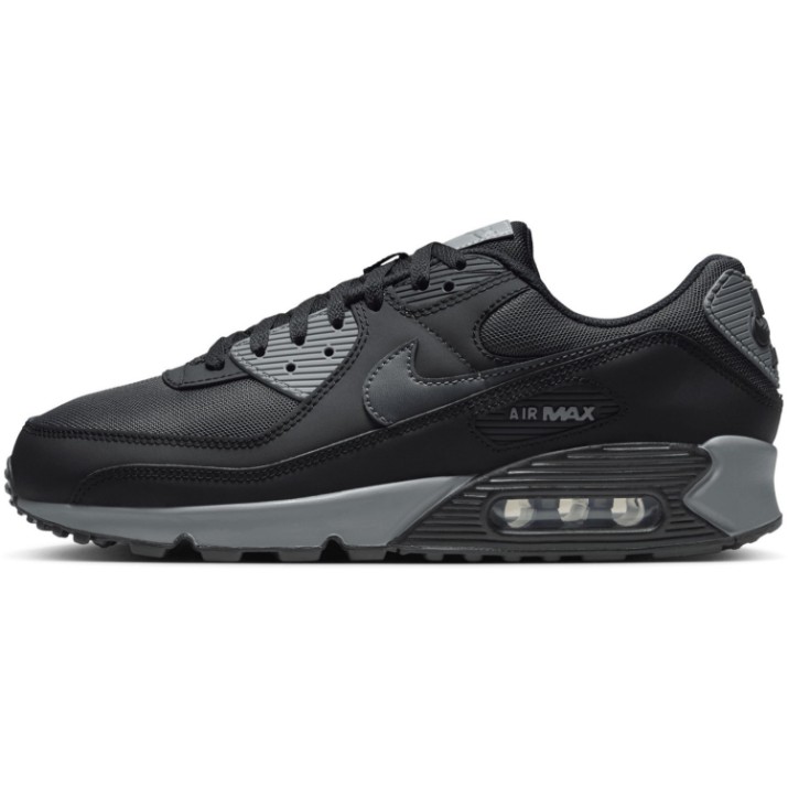 Кроссовки мужские Nike Air Max 90 Black/Cool Grey/Metallic Silver/Anthracite, s.44.5