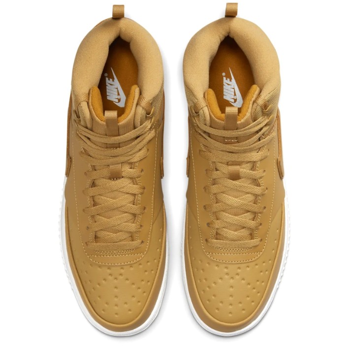 Bocanci pentru bărbați Nike Court Vision Mid Wntr Elemental Gold/Sail/Desert Ochre, s.43