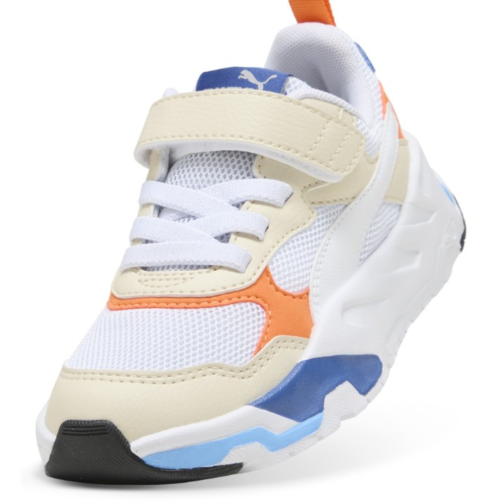 Кроссовки детские Puma Trinity Ac+ Ps Alpine Snow/Puma White/Orange Glo/Clyde Royal, s.29