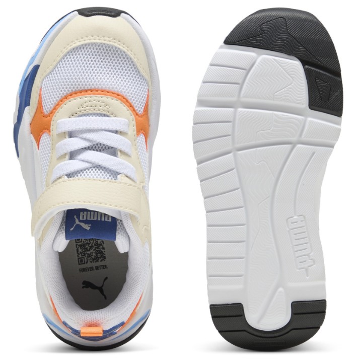 Кроссовки детские Puma Trinity Ac+ Ps Alpine Snow/Puma White/Orange Glo/Clyde Royal, s.31.5