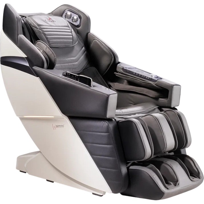 Fotoliu pentru masaj Casada AlphaSonic III White/Black