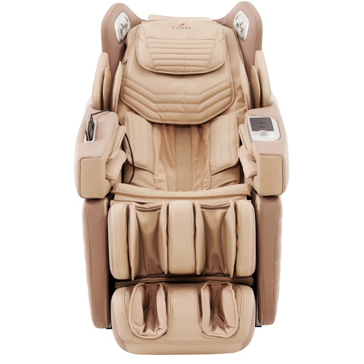 Fotoliu pentru masaj Casada AlphaSonic III White/Khaki