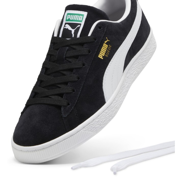 Ghete pentru copii Puma Suede Classic Puma Black/White, s.37.5