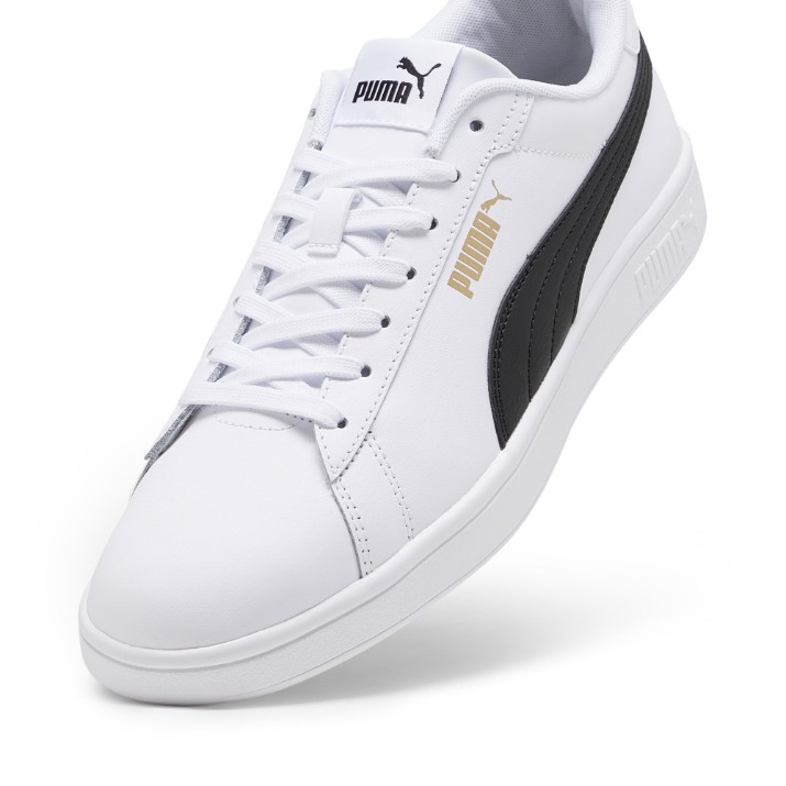 Кеды мужские Puma Smash 3.0 L Puma White/Black/Gold, s.44.5