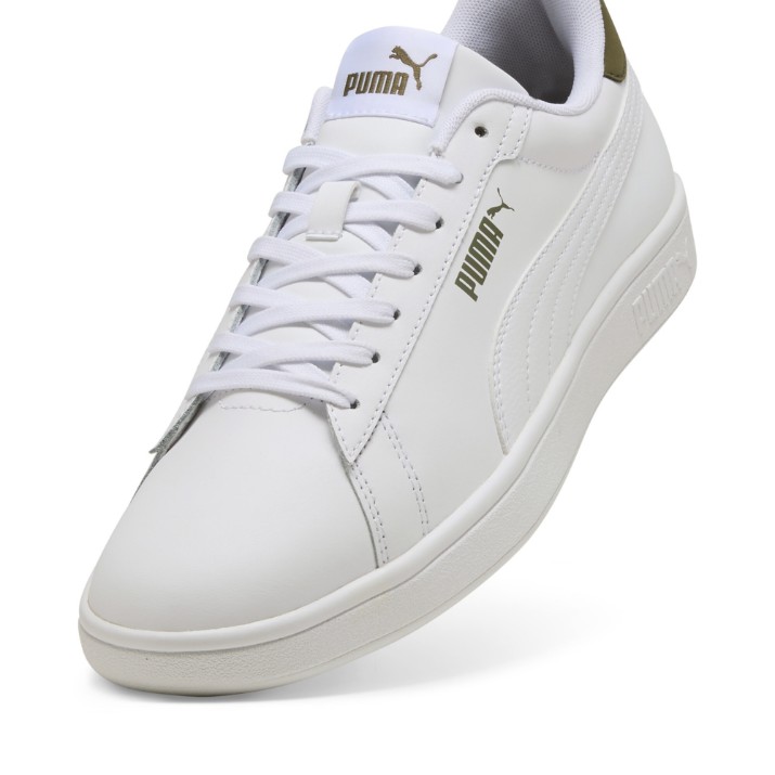 Кеды мужские Puma Smash 3.0 L Puma White/Loden Green, s.44.5
