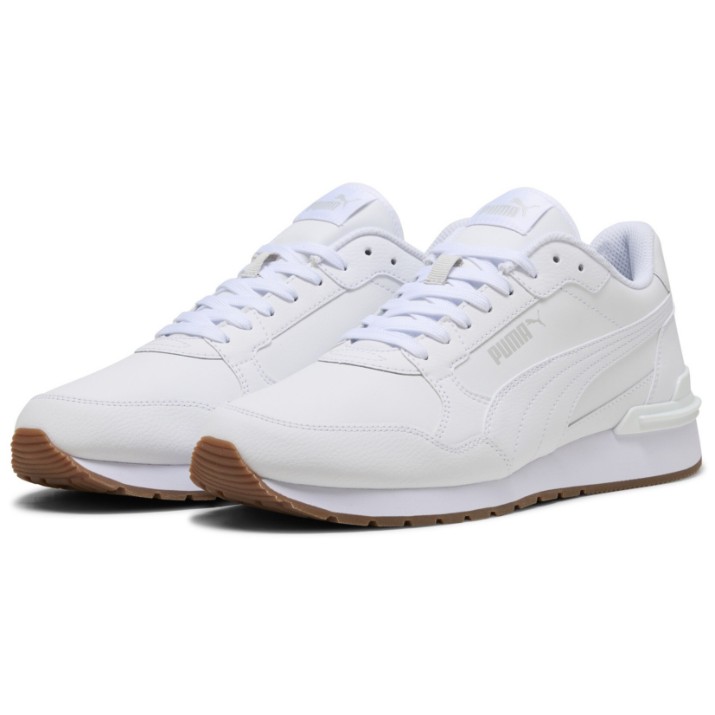 Adidași pentru bărbați Puma St Runner V4 L Puma White/Glacial Gray/Gum, s.44.5