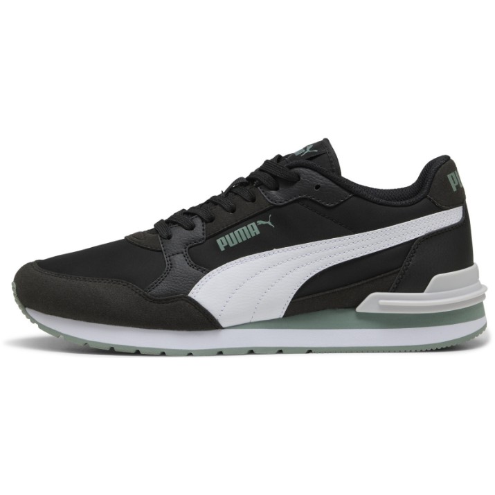 Кроссовки мужские Puma St Runner V4 Nl Puma Black/White/Green Moon/Feather Gray, s.46