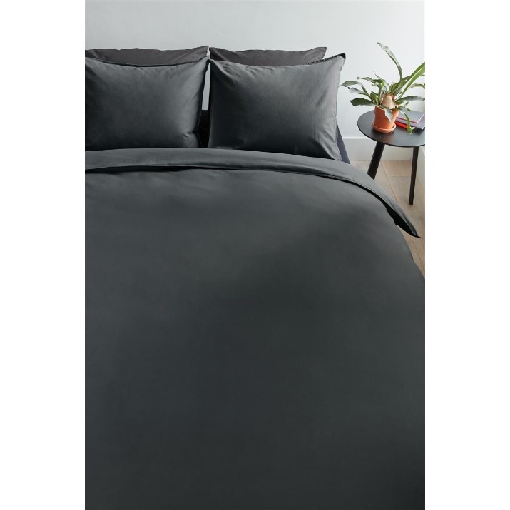 Постельное бельё Beddinghouse Care Organic Basic Anthracite 140x200/220cm (219556)