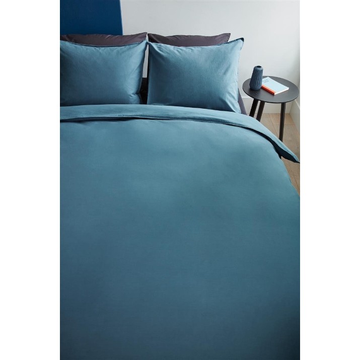 Lenjerie de pat Beddinghouse Care Organic Basic Blue Grey 200x200/220cm (219577)