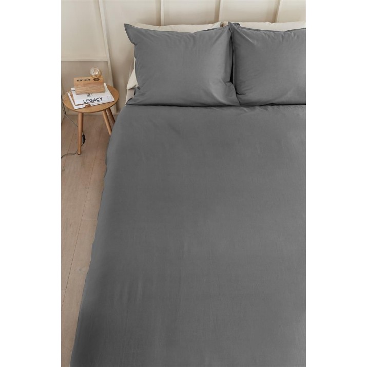 Lenjerie de pat Beddinghouse Care Organic Basic Grey 140x200/220cm (219586)