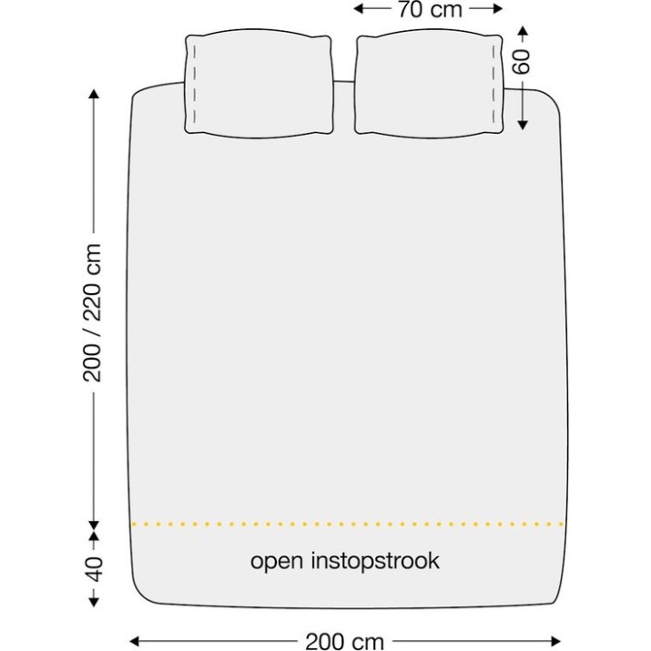 Постельное бельё Beddinghouse Care Organic Basic Grey 200x200/220cm (219587)