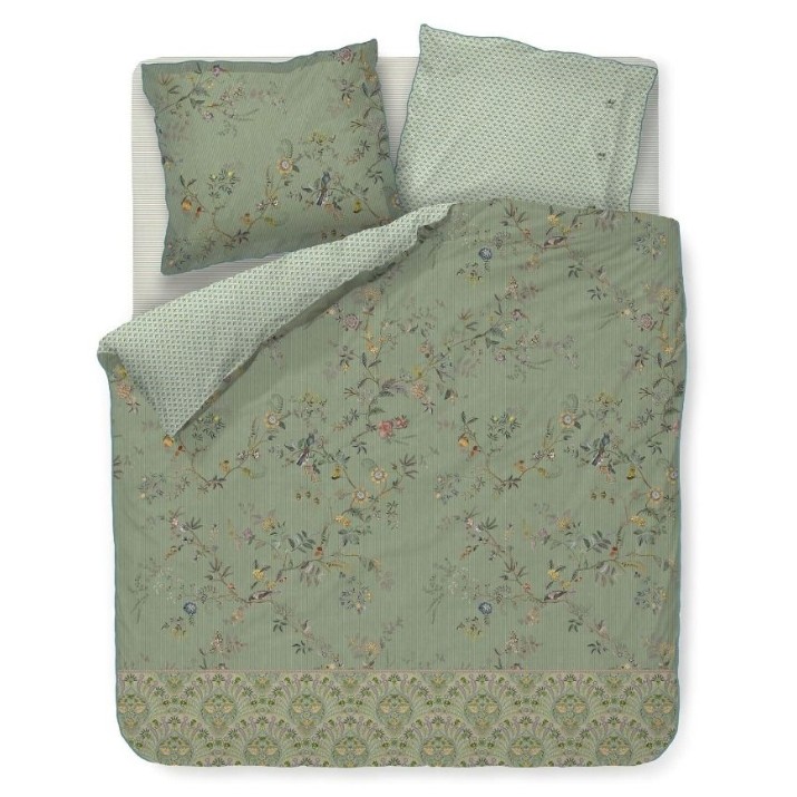 Lenjerie de pat Pip Studio Amor De Dios Green 200x200/220cm (320372)