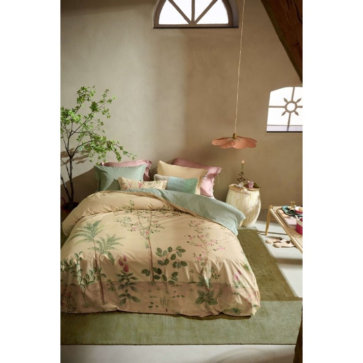 Lenjerie de pat Pip Studio Fata Morgana box Sand 240x200/220cm (325497)