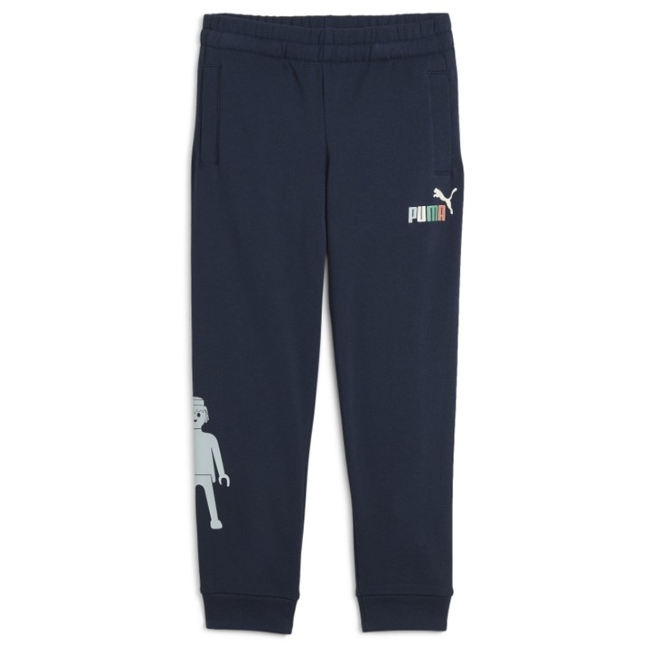 Детские спортивные штаны Puma X Playmobil Sweatpants Tr Club Navy, s.110