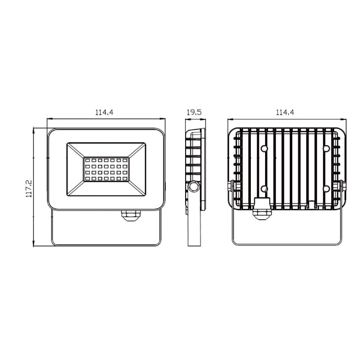 Прожектор Toshiba IP65 20W 4000K White 00173306