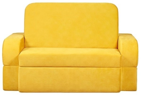 Бескаркасный диван Edka Terra 3in1 140x200x30 M13 Sunny Yellow