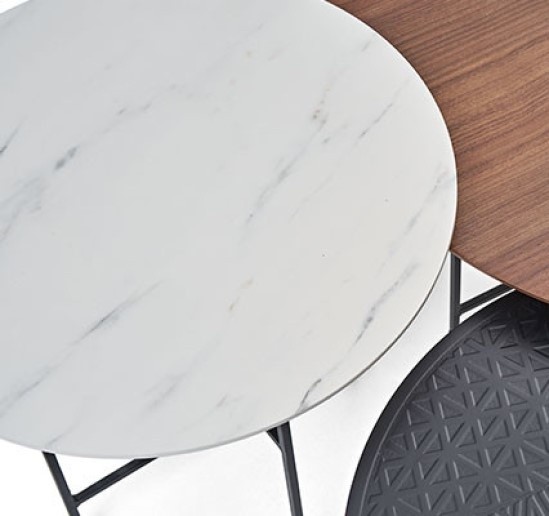 Măsuţă cafea Dogtas Maleki 3200391680 White Marble