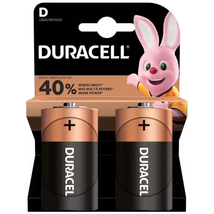Set baterii Duracell D MN1300 2pcs