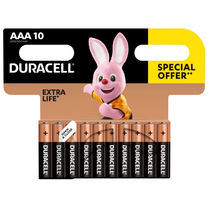 Set baterii Duracell AAA MN2400 10pcs