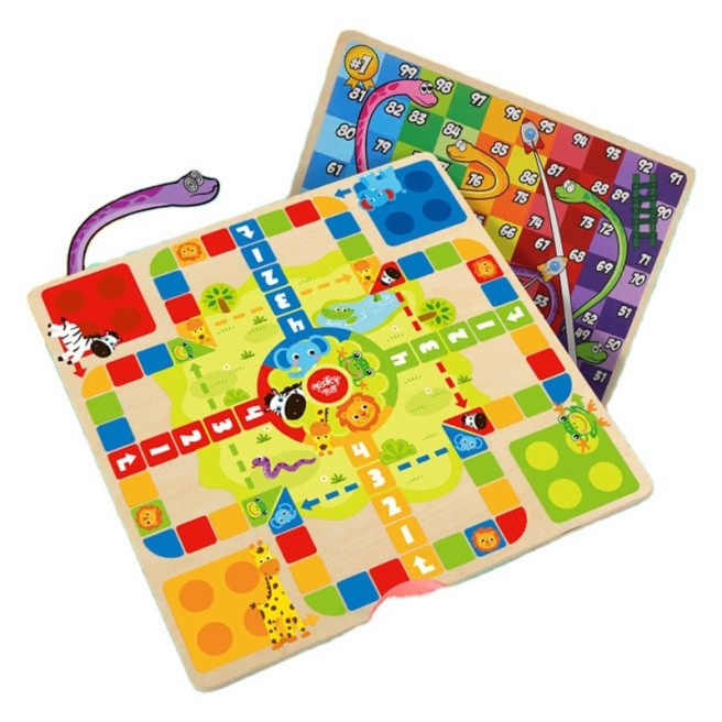 Настольная игра Tooky Toy Ludo Snakes and Ladders (TY848)