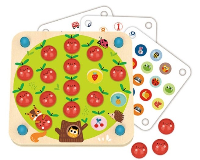 Настольная игра Tooky Toy Memory Game Apple (TH452)