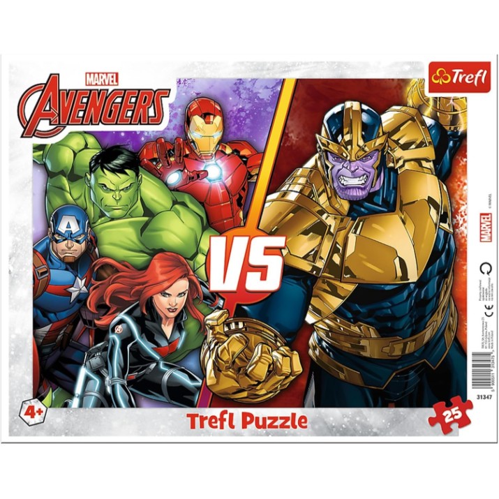 Пазл Trefl 25 The invincible Avenger's Team (31427)