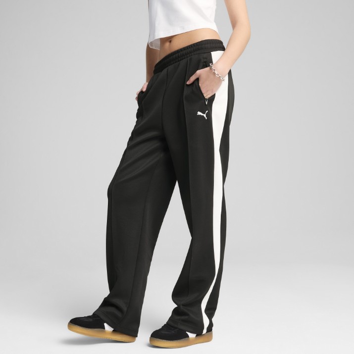 Женские спортивные штаны Puma T7 Always On Straight Track Pants Op Puma Black, s.M