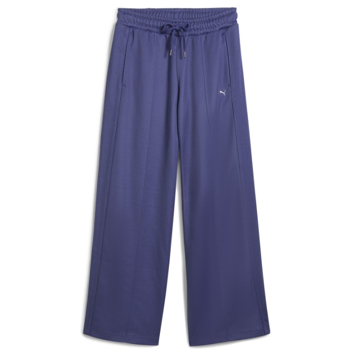 Pantaloni spotivi de dame Puma T7 Blue Crystal, s.XL