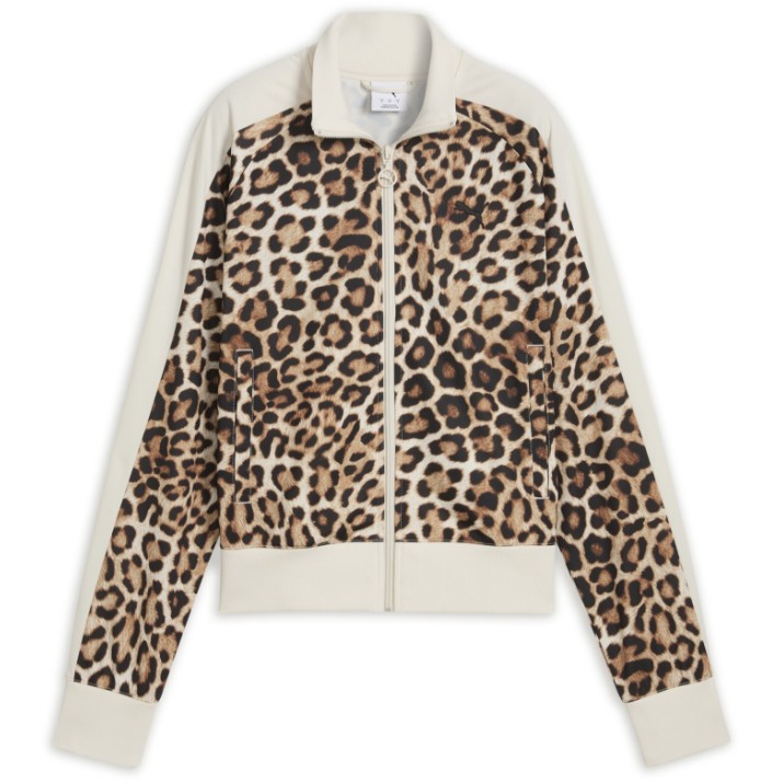 Женская олимпийка Puma T7 Leo Luxe Aop Track Jacket Alpine Snow, s.XS