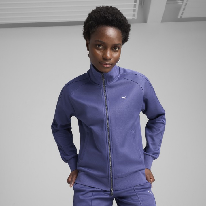 Женская олимпийка Puma T7 Track Jacket W Blue Crystal, s.S
