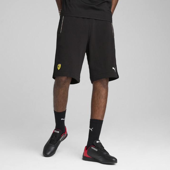 Pantaloni scurți pentru bărbați Puma Ferrari Race Sweatshorts Puma Black, s.M
