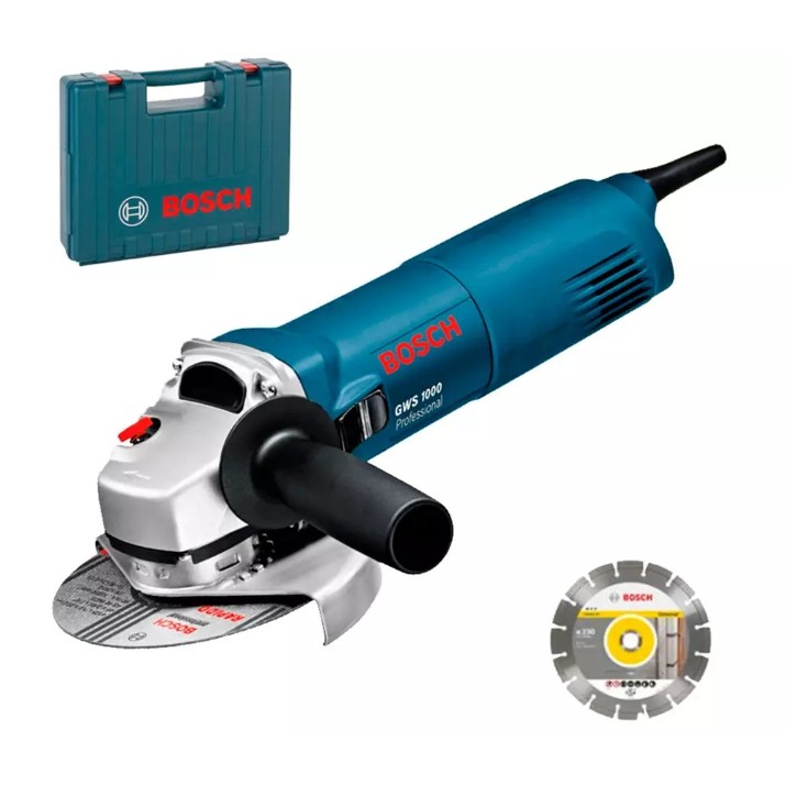 Углошлифовальная машина Bosch GWS 1000 (B0601828901)