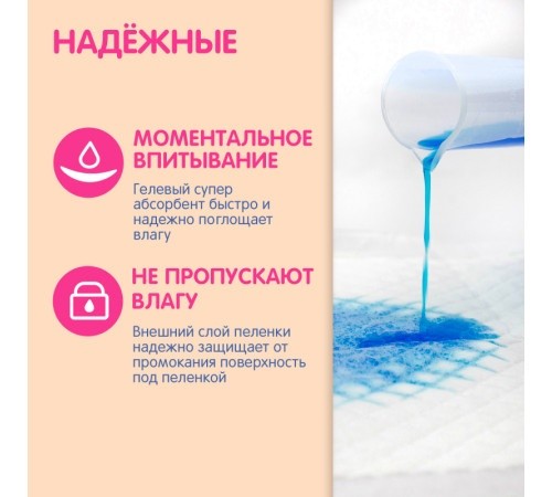 Protectoare pentru pat de unica folosinta Joonies 45x60cm (320201)
