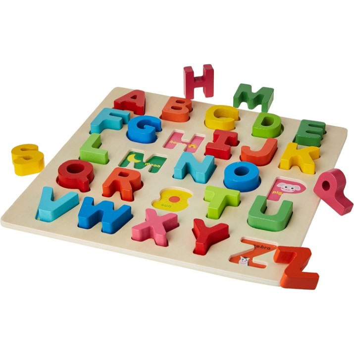 Puzzle incastru ChiToys Rainbow ABC QZM-0003
