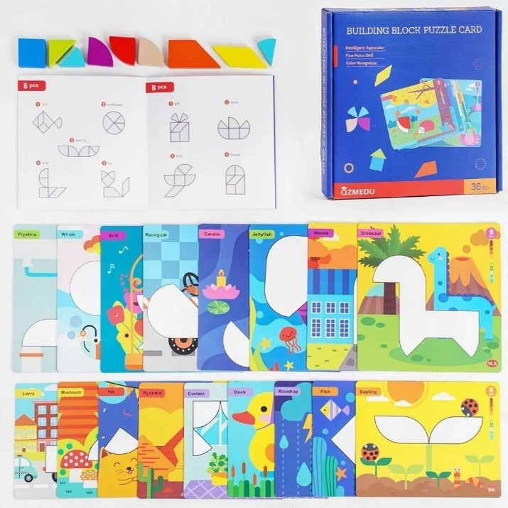 Puzzle New World Building Block Puzzle Card (QZM-1083)