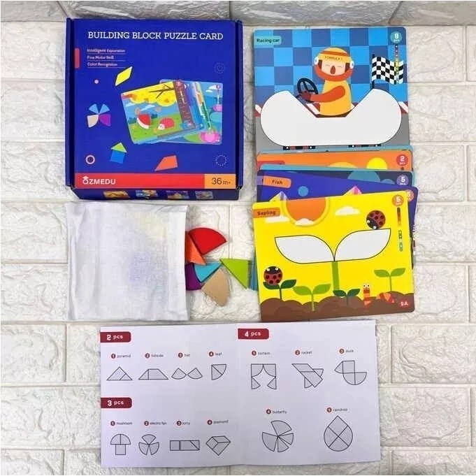 Puzzle New World Building Block Puzzle Card (QZM-1083)