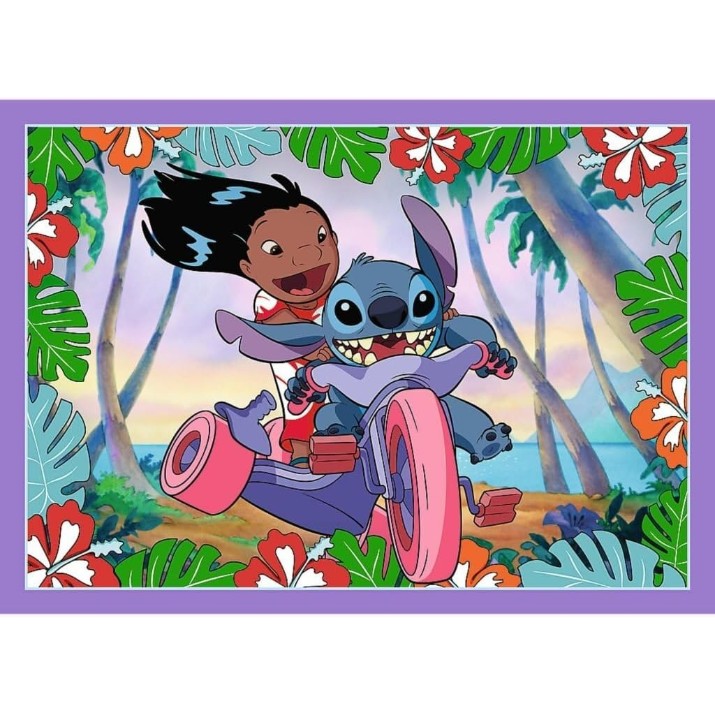 Puzzle Trefl 4in1 Lilo&Stitch's Crazy Day (34633)