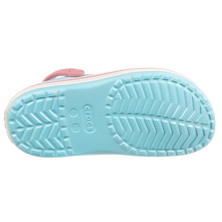 Șlapi pentru copii Crocs Crocband Clog K Ice Blue/White, s.29-30
