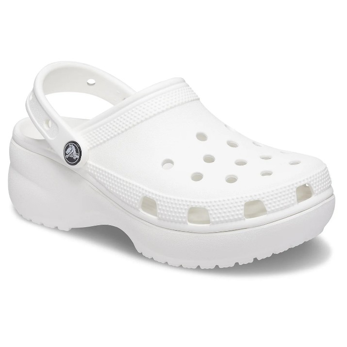 Sabot pentru dame Crocs Classic Platform Clog W White, s.41-42