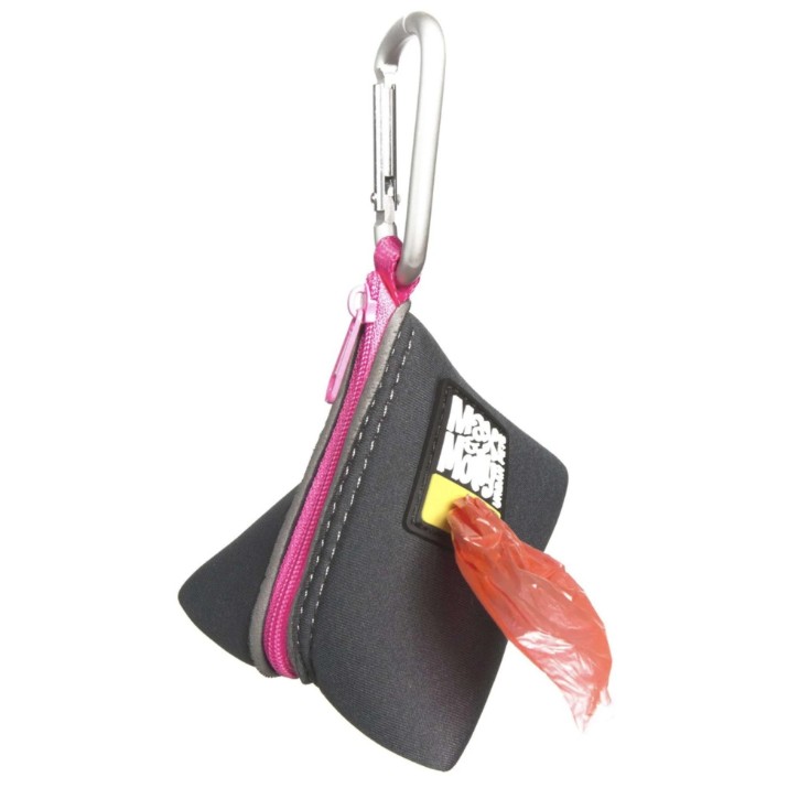 Сумка-диспенсер для мусорных пакетов Max & Molly Poo Bag Triangle Pink (703002)